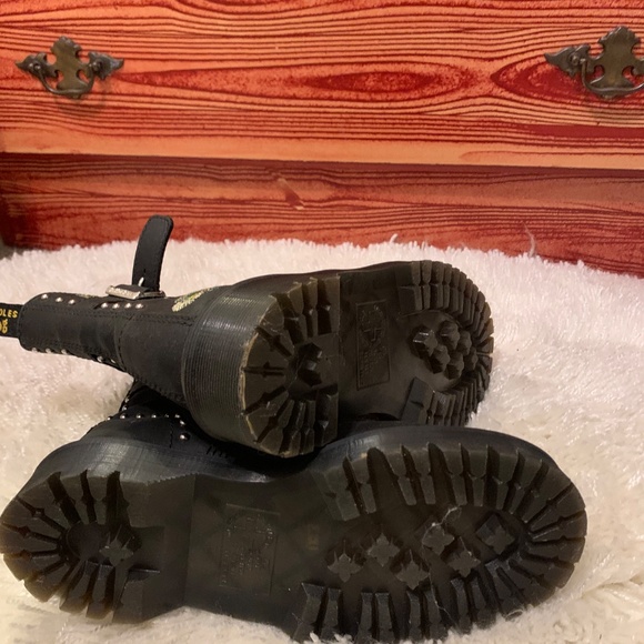 Dr. Martens Gomez Wild Botanics black leather lace up boots - Picture 4 of 5